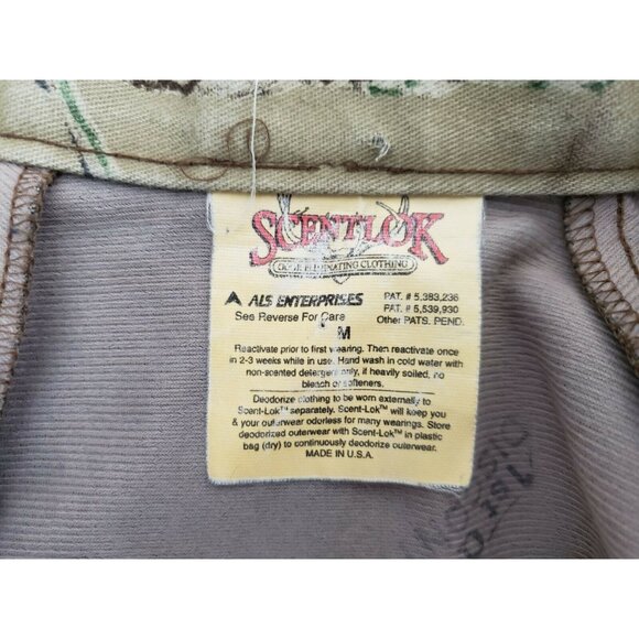 ScentLok Jacket Men's Size Medium Realtree Camo Elastic Waistband Button Pockets - Picture 5 of 6